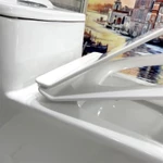✅GIÁ SỐC✅(RẺ NHẤT SHOPEE)Bồn cầu liền khối cao cấp nắp êm,xả 2 tác động xả xoáy + xả đẩy men phủ nano siêu trắng sạch — ảnh 6