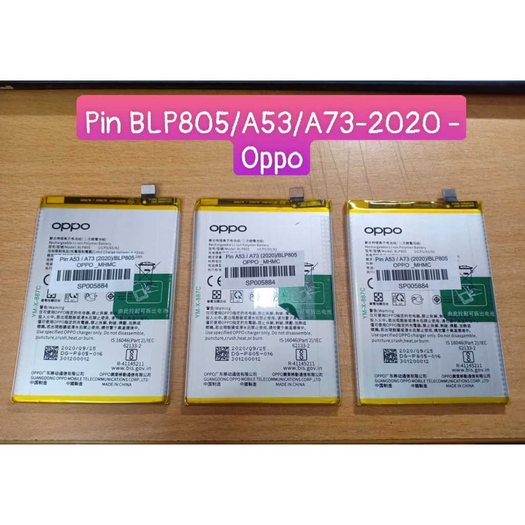 Pin BLP805/A53/A73(2020) Oppo | Shopee Việt Nam