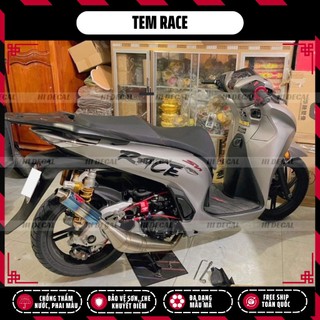 Tem Race Phản Quang sticker dán xe cho mọi dòng xe | TMN-H008 | Decal cao cấp chống nước, chống phai màu