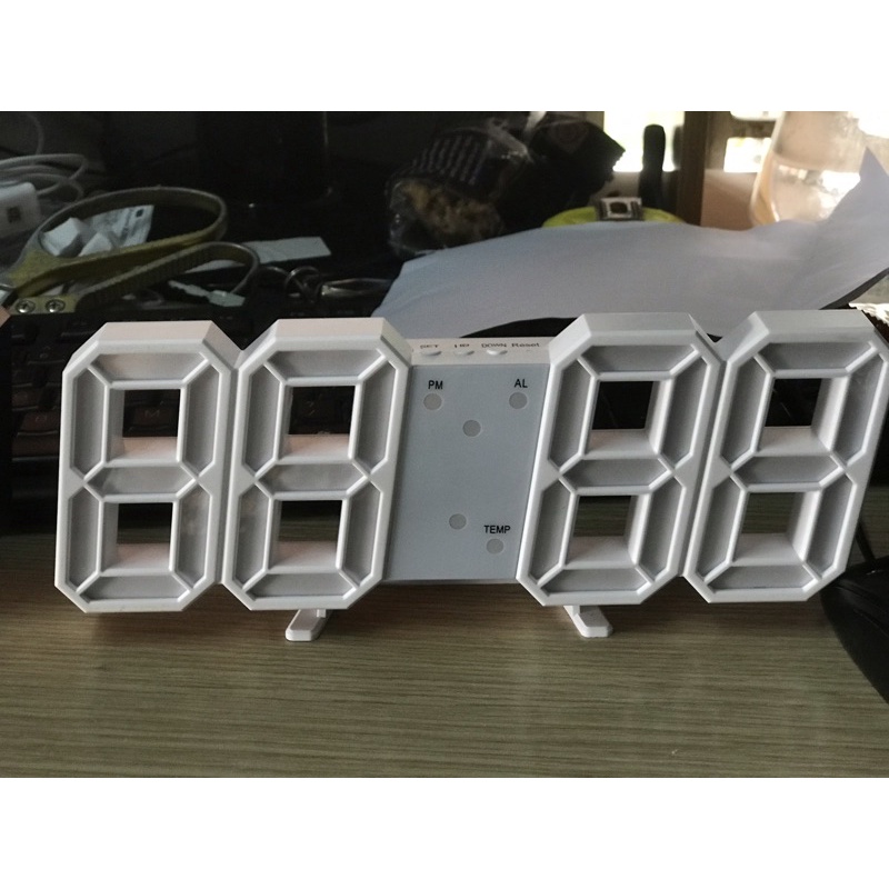 Đồng hồ led để bàn đồng hồ decor (kèm dây đầu usb + 1 pin) | BigBuy360 - bigbuy360.vn
