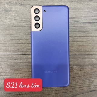 Lưng vỏ samsung S21 5g có viền kính camera ngoài, nắp lưng, nắp pin ss G981