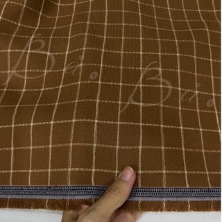 Vải Cotton Hoạ Tiết Dệt 3 Lớp Dày Dặn Mềm Rũ Khổ 1m45