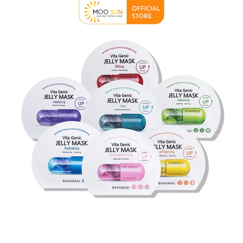 Ảnh Mặt nạ dưỡng da Vita Genic Jelly Mask BANOBAGI 30ml 4