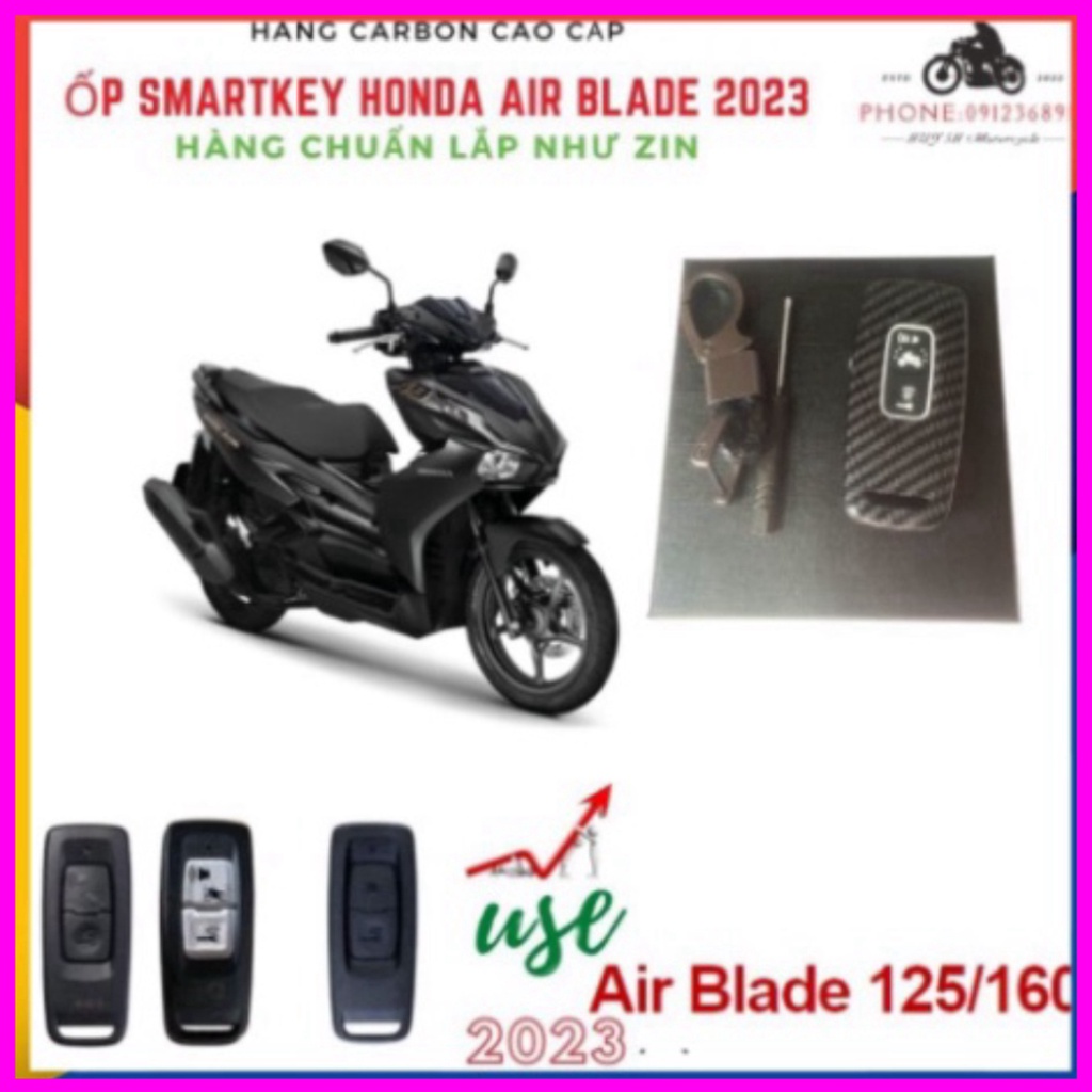 Ốp Chìa Khóa Smartkey AB 2023 carbon mã [HON 15] Hàng Cao Cấp Hàng Cao ...
