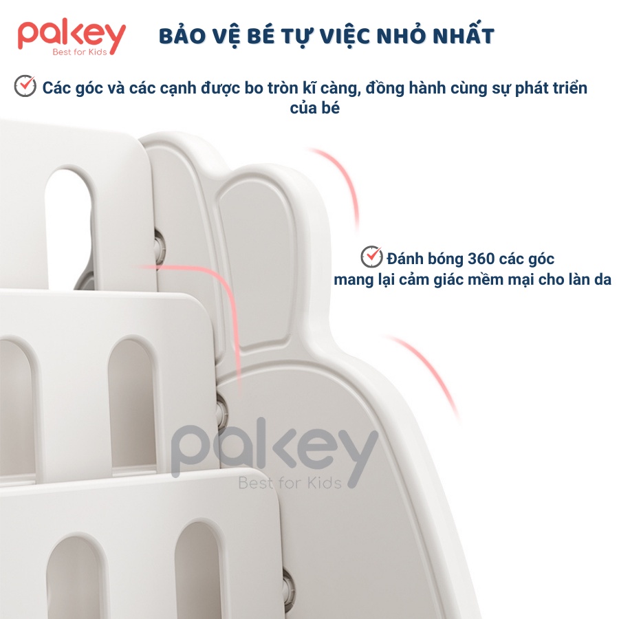 [HOẢ TỐC] Giá Sách Cho Bé Kèm 2 Hộc Để Đồ Chơi Pakey Mẫu Mới - Kệ Sách Nhựa Chịu Lực Loại Dày Nhiều Màu Đáng Yêu