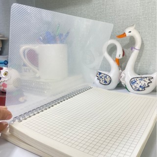 Sổ lò xo caro TUANVIET BOOKS bìa nhựa trắng mờ B5 - A5 chất lượng cao