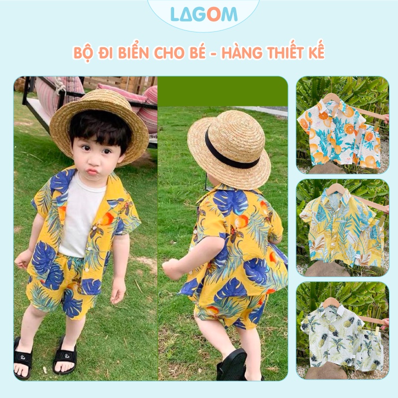 Vải Mềm Mát] Bộ Quần Áo Đi Biển Bé Trai, Bé Gái | Đồ Đi Biển Cho Bé 1-10  Tuổi Lagom | Shopee Việt Nam