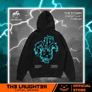 Local brand The Laughter - HOODIE LIGHTNING - Áo MŨ NỈ DA CÁ