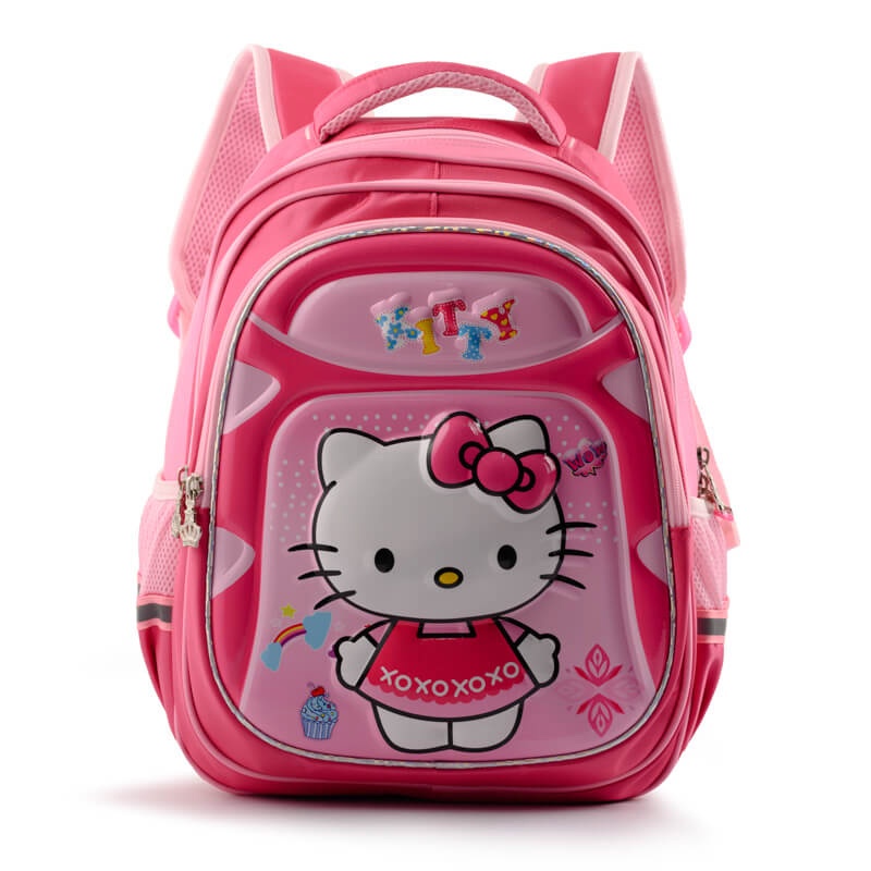 Ảnh Balo học sinh Mr Vui cho bé trai, bé gái học cấp 1, cặp sách in hình siêu nhân, hello kitty BLH 914 1