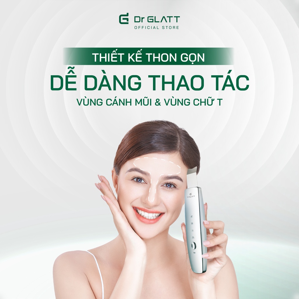 Ảnh Máy đẩy tinh chất tẩy tế bào chết nâng cơ mặt trẻ hoá da mặt DR GLATT ULTRAS 2.0 4