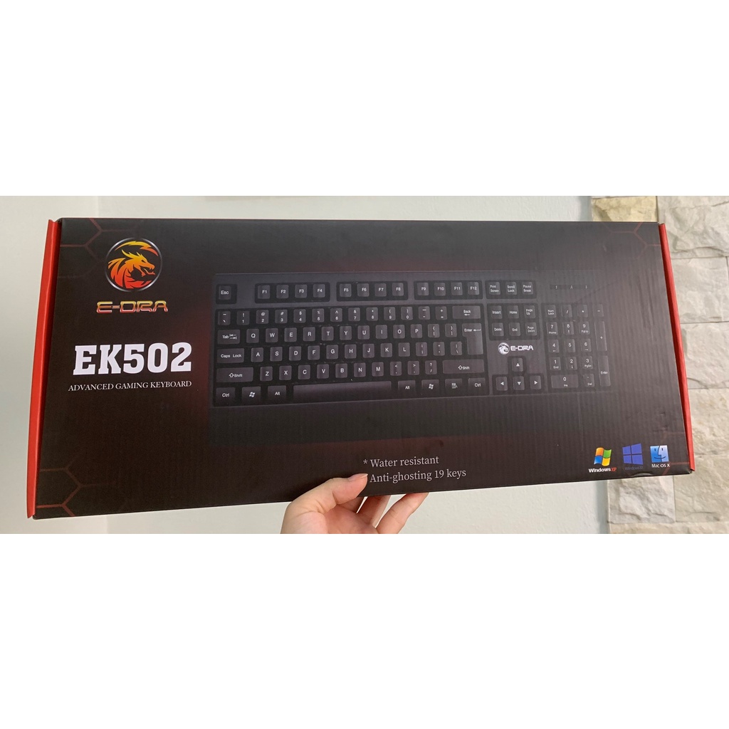 Bàn phím máy tính có dây EDra EK502 màu đen | Shopee Việt Nam