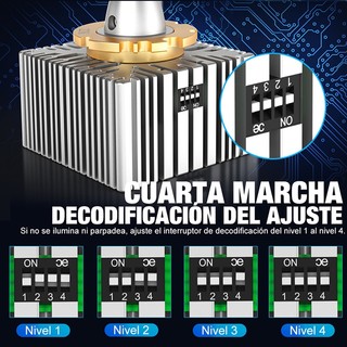 Đèn Pha LED 12V D1S D2S D3S D4S D5S D8S 90000LM Tự Động Bật Tắt 6500K Cho Xe Hơi
