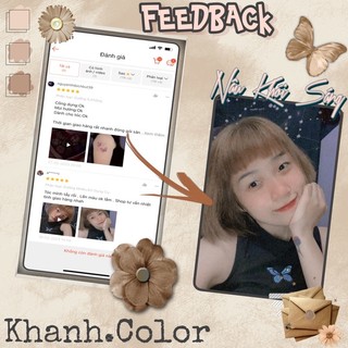 Thuốc Nhuộm Tóc Nâu Khói Sáng | Lên Từ Nền Tóc Nâu Không Tẩy Level 7-8 | Khanh.Color