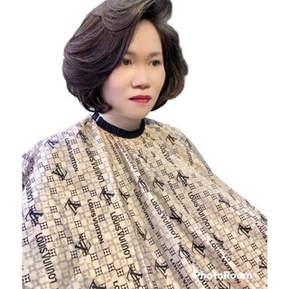 ❌GIÁ SỈ❌ Áo choàng cắt tóc nhiều mẫu , khăn choàng cắt tóc barbershop phom to rộng khuy cài