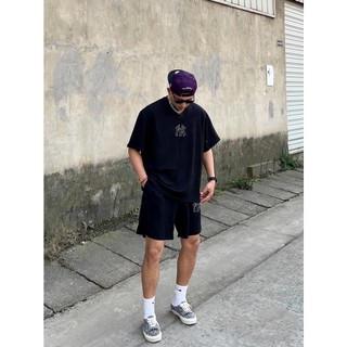 Bộ Quần Áo Thể Thao Nam Hè Logo NYY Đen Trơn Sành Điệu, Cotton Hàn Thoáng Khí Siêu Thấm Hút