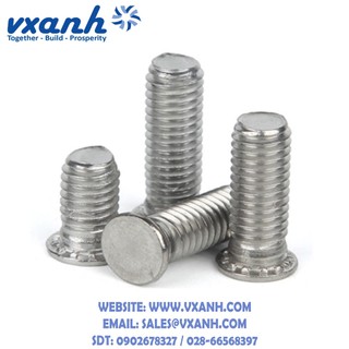 TRỤ REN TỰ GIỮ, TRỤ TÁN REN NGOÀI, TÁN ÉP TRỤ REN NGOÀI PEM THÉP 1018 ...