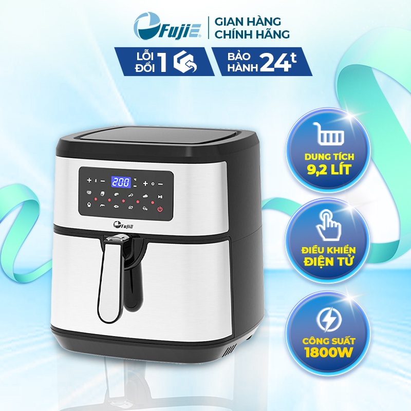 Ảnh Nồi chiên không dầu FujiE AF9D dung tích 9.2L - Bảng điều khiển điện tử - Chương trình cài đặt sẵn 1