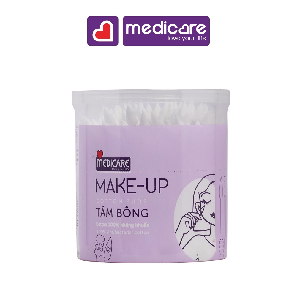 Tăm bông MEDiCARE Make up 150 cây