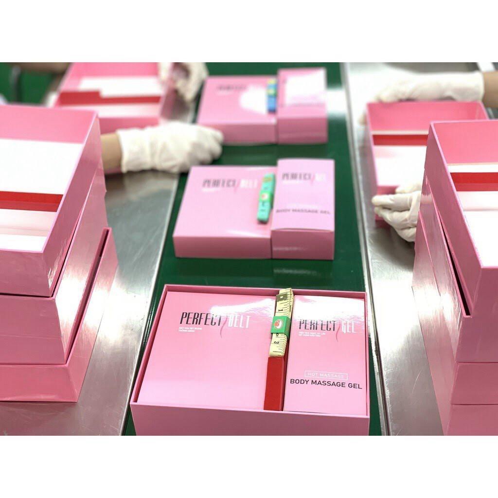 Combo đai nịt bụng kèm gel bôi giảm mỡ bụng perfect eo