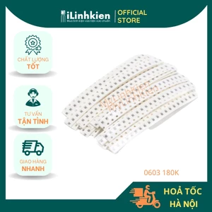 Điện trở dán 0603 180K 1% dây 100c chất lượng cao
