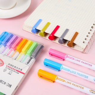 DIY - Bút màu nhũ có nét viền sẵn - Bút Outline marker kim tuyến trang trí đồ thủ công tiện dụng 🐻🌻🌻