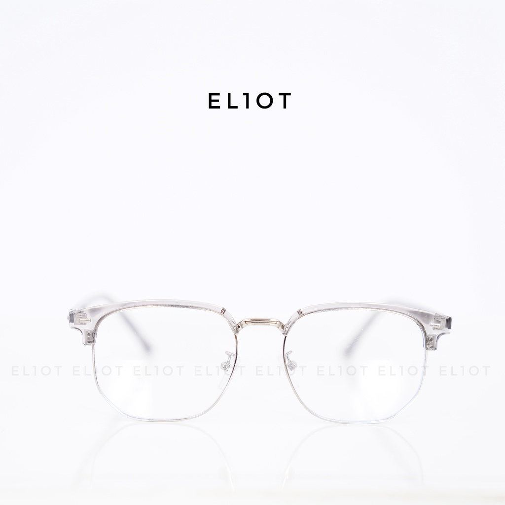 Gọng kính cận ELIOT Eyewear Clubmaster EL2204 mắt kính nửa viền chống ánh sáng xanh có thể thay thế tròng cận