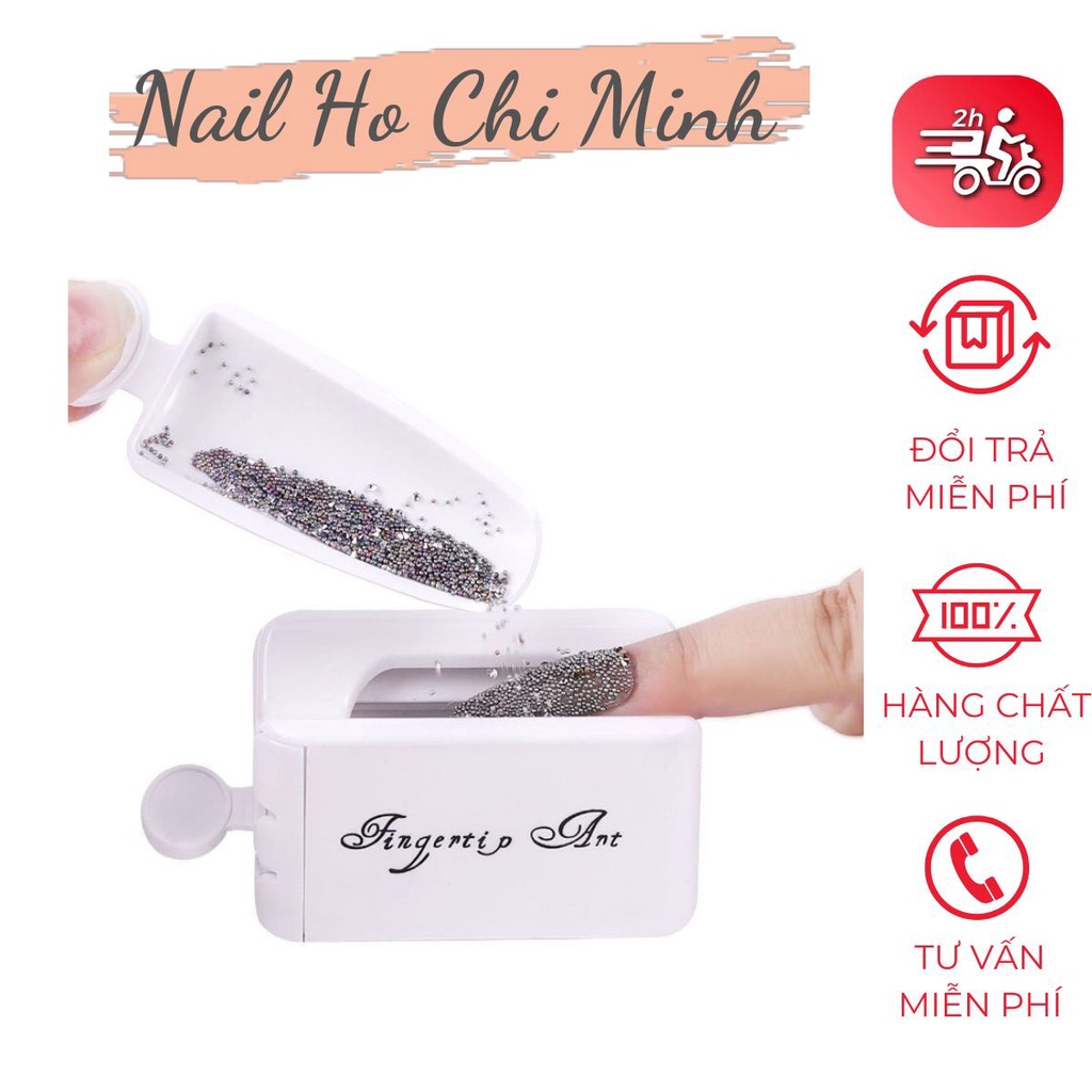[HCM]Khay hứng đá rắc nail, bột, nhũ trang trí móng các loại - Khay đựng nhũ rắc tiện lợi, chuyên dụng cho dân làm móng