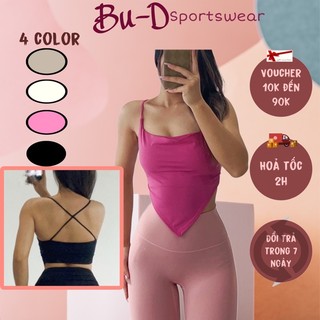 Áo thể thao tập gym,yoga 2 dây chéo lưng cao cấp (mã DC4)