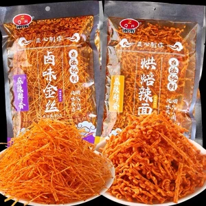 tăm giòn cay dạng sợi gói 68gr