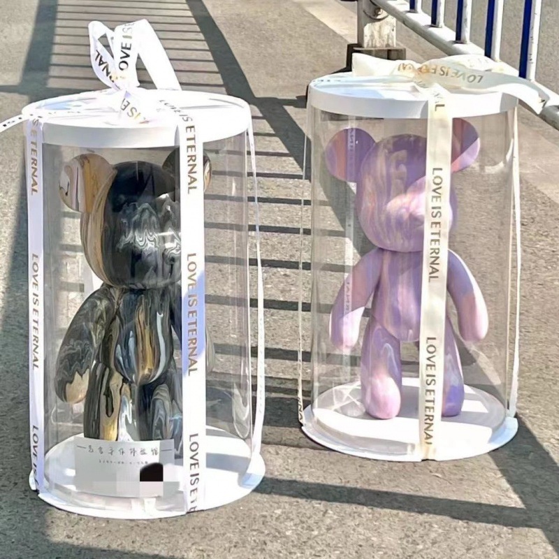 Phôi gấu bearbrick trơn hàng 8cm 23cm 33cm hàng loại1
