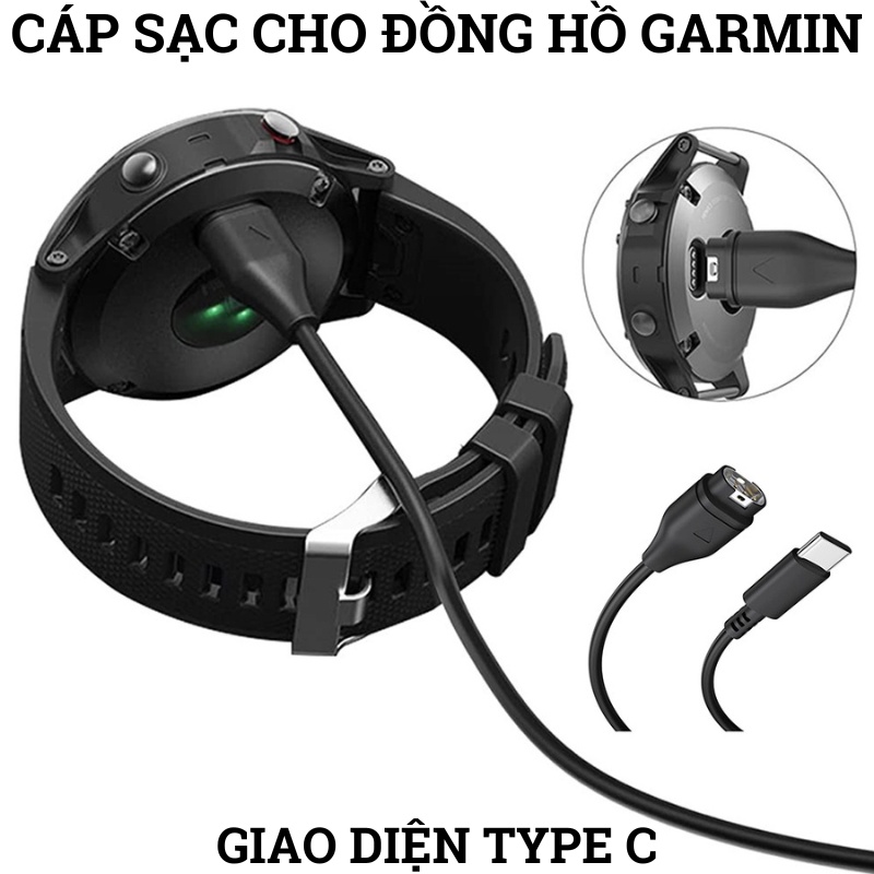 TiMOVO Base de Cargador Compatible con Garmin Fenix 6/6S/6X/5/5S/5X/5X
