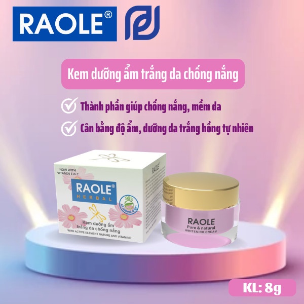 Kem dưỡng ẩm trắng da chống nắng RAOLE Kem RAOLE