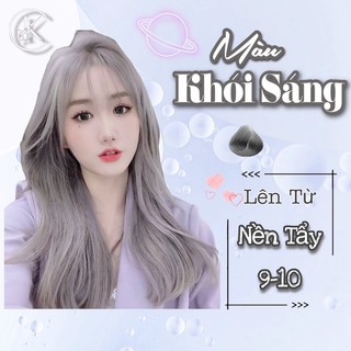 Thuốc Nhuộm Tóc Màu Khói Sáng - Lên Từ Nền Tóc Tẩy Level 9-10 100g | Khanh.color