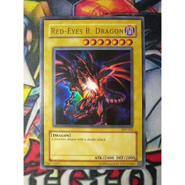 Thẻ Bài Yugioh: Red-Eyes B. Dragon (US) - JMP-002 (Ultra Rare) | Shopee ...