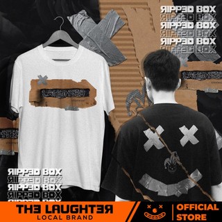 Local brand The Laughter - Áo phông Unisex Ripped Box 100% Cotton