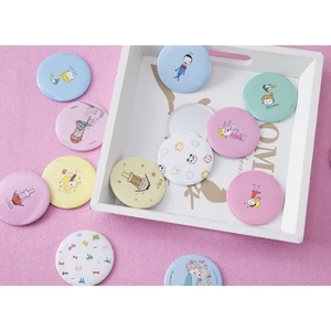 Gương mini bỏ túi màu sắc dễ thương giao ngẫu nhiên