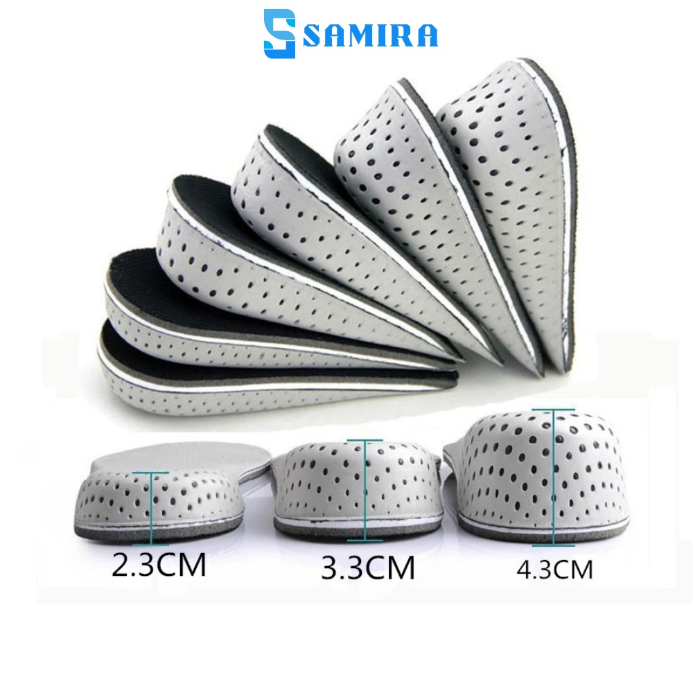Cặp miếng lót đế giày độn đế tăng chiều cao nam nữ bằng mút xốp tổ ong ...