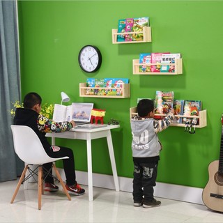 Kệ gỗ treo tường Chữ U Đựng Gia Vị kệ để sách Giá treo đa năng phòng tắm gỗ thông tư nhiên