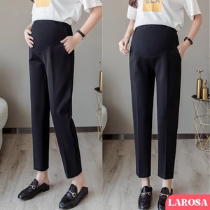 Quần Bầu Baggy Công Sở Larosa Chất Umi Mềm Mịn Thoáng Mát Có Chun Điều Chỉnh Vòng Bụng Bigsize LA002Q