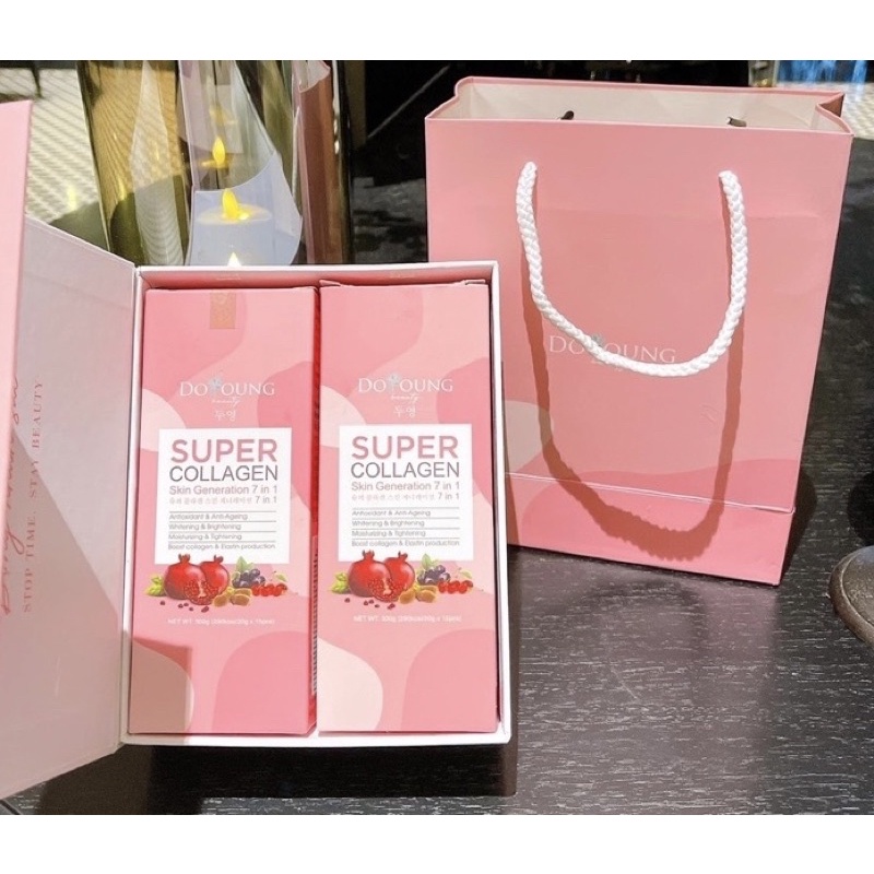 Thạch Doyoung collagen 7in1 giúp đẹp da đẹp dáng trắng sáng căng bóng