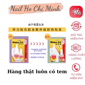 Keo dán móng Waloc chính hãng hàng loại 1 - keo bê tông đa năng chuyên dụng cho dân làm móng