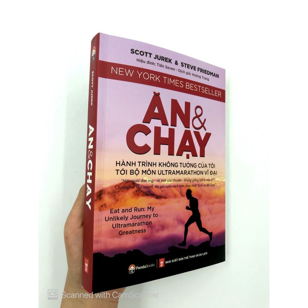 Sách - Ăn và chạy - Hành trình không tưởng của tôi tới môn Ultramarathon vĩ đại PANDABOOKS