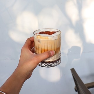 Bộ 6 Ly thuỷ tinh 210ml 350ml 445ml, cốc thủy tinh chịu nhiệt uống cafe muối, latte, soda, nước ép