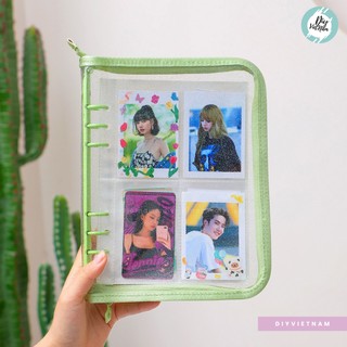 Planner Kim Tuyến Dây Kéo – B5/A5/A6 – Kèm Giấy Ngẫu Nhiên – Sổ Còng Binder