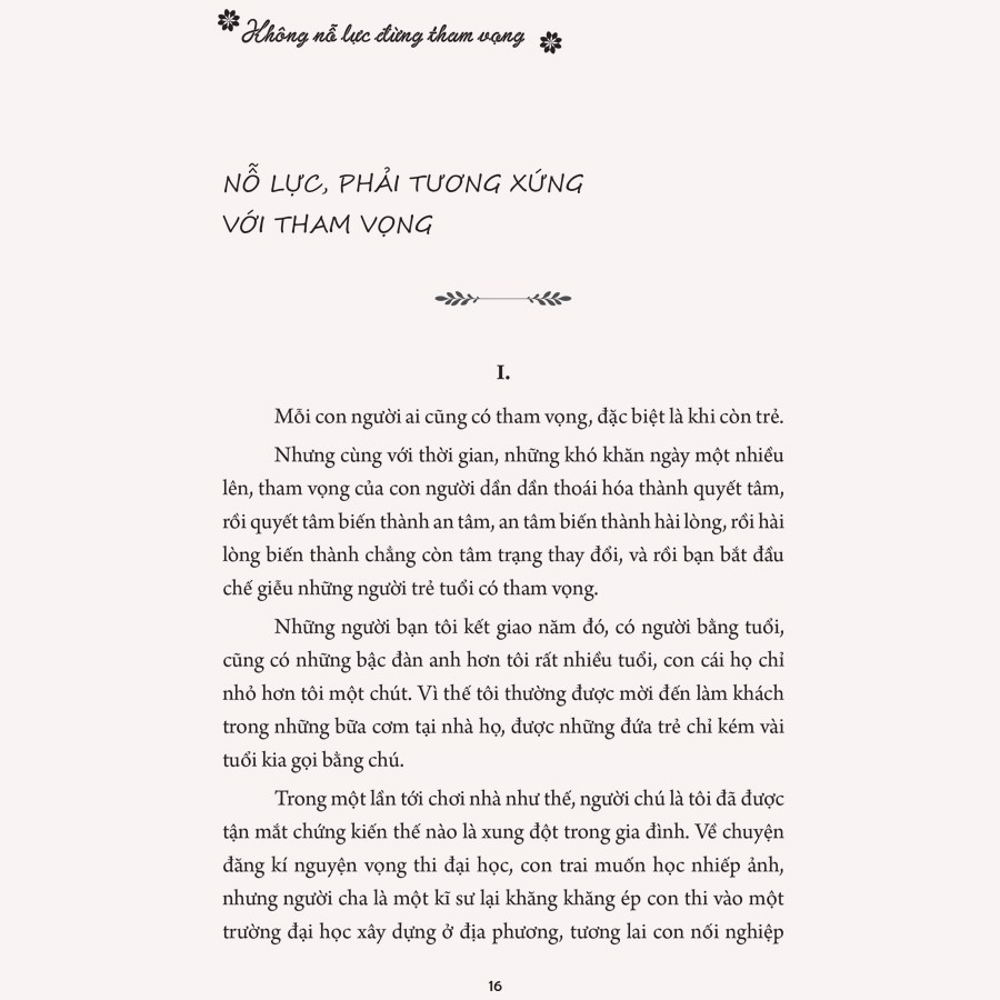 Sách - Không Nỗ Lực Đừng Tham Vọng - Có Khát Vọng Con Người Sống Lành Mạnh Và Biết Nỗ Lực Hơn
