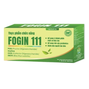 Thực phẩm chức năng FOGIN 111 (H/20gx3g) - bổ sung chất xơ, probipotics dành cho người táo bón