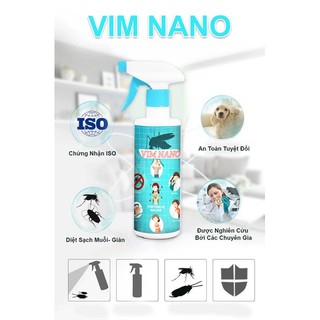 Xịt thằn lằn Vim nano - Hiệu quả chỉ sau 1 lần sử dụng - Chai 500ml