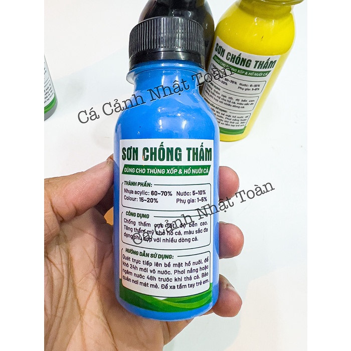 SƠN CHỐNG THẤM CHO THÙNG XỐP ĐỂ NUÔI CÁ CẢNH