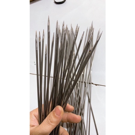 Que xiên nướng thịt, nướng hải sản inox phi 3 dài 39cm | Shopee Việt Nam