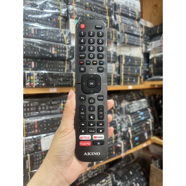 Điều Khiển Tivi Akino Giọng Nói ( Hàng Chính Hãng Mới 100%) | Shopee ...